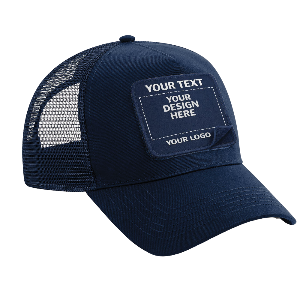 Casquette personnalisée avec patch – prénom, texte ou logo | casquette personnalisable