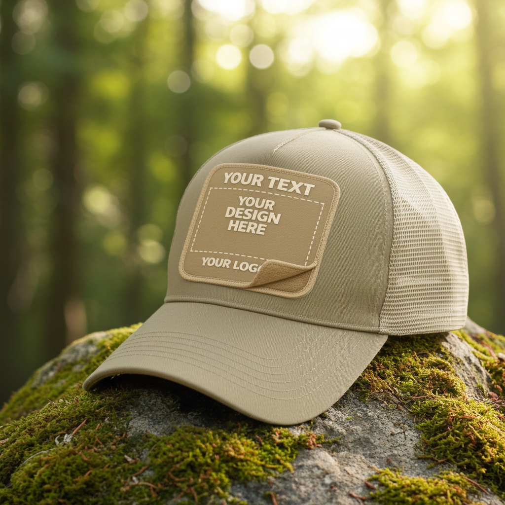 Casquette personnalisée avec patch – prénom, texte ou logo | casquette personnalisable