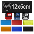 Patch imprimé personnalisé 12x5 cm – auto agrippant , thermocollant ou à coudre